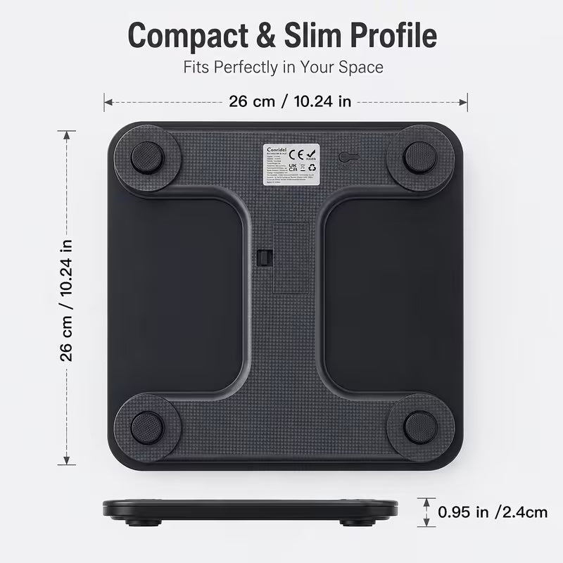 Electronic Scale, Accurate, LED Display Screen And Temperature Display (Can Switch KG And Pounds)