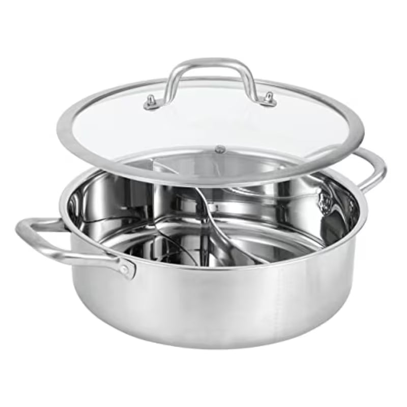Stainl Steel Hot Pot with Divider