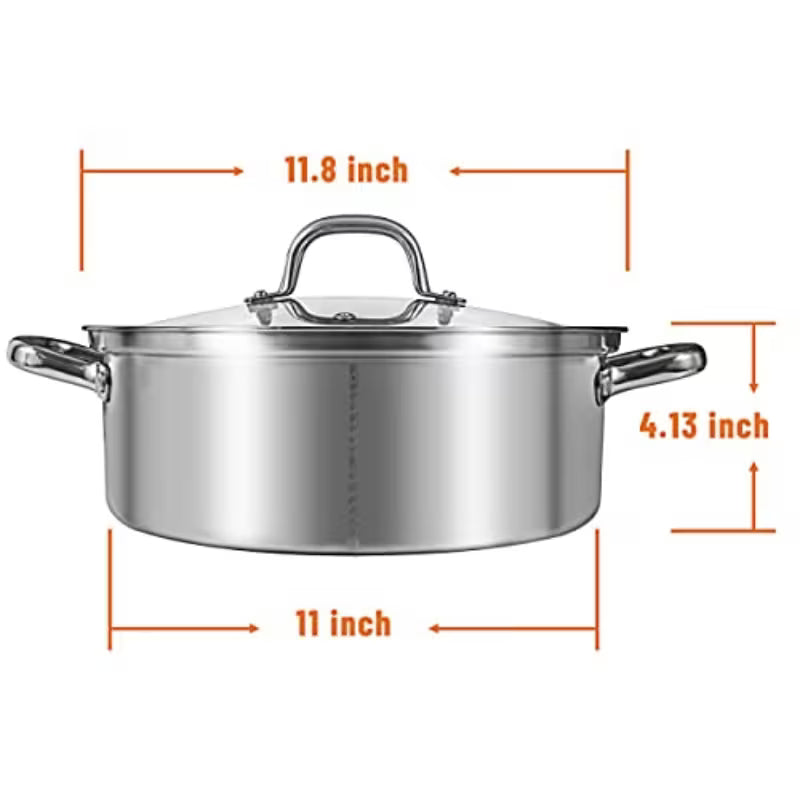 Stainl Steel Hot Pot with Divider