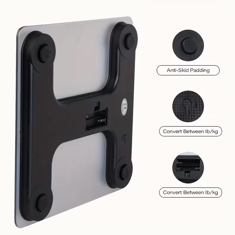 Electronic Scale, Accurate, LED Display Screen And Temperature Display (Can Switch KG And Pounds)